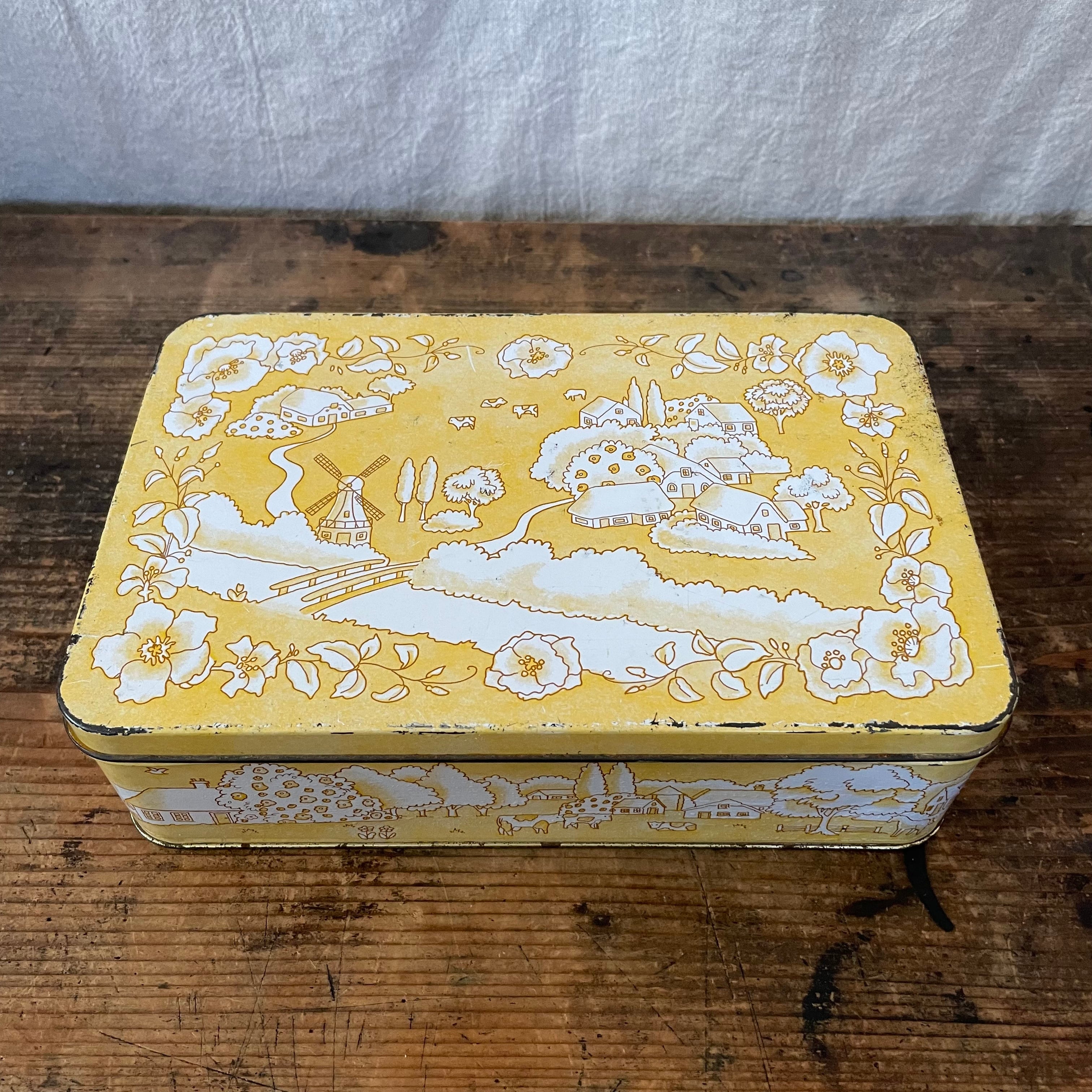 黄色い風景缶 | tsuitachi craft&brocante
