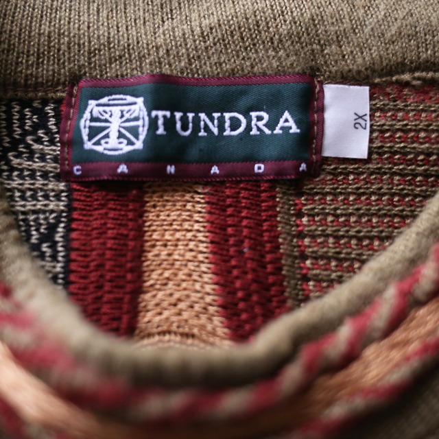 "TUNDRA" good coloring XX over silhouette 3D knit