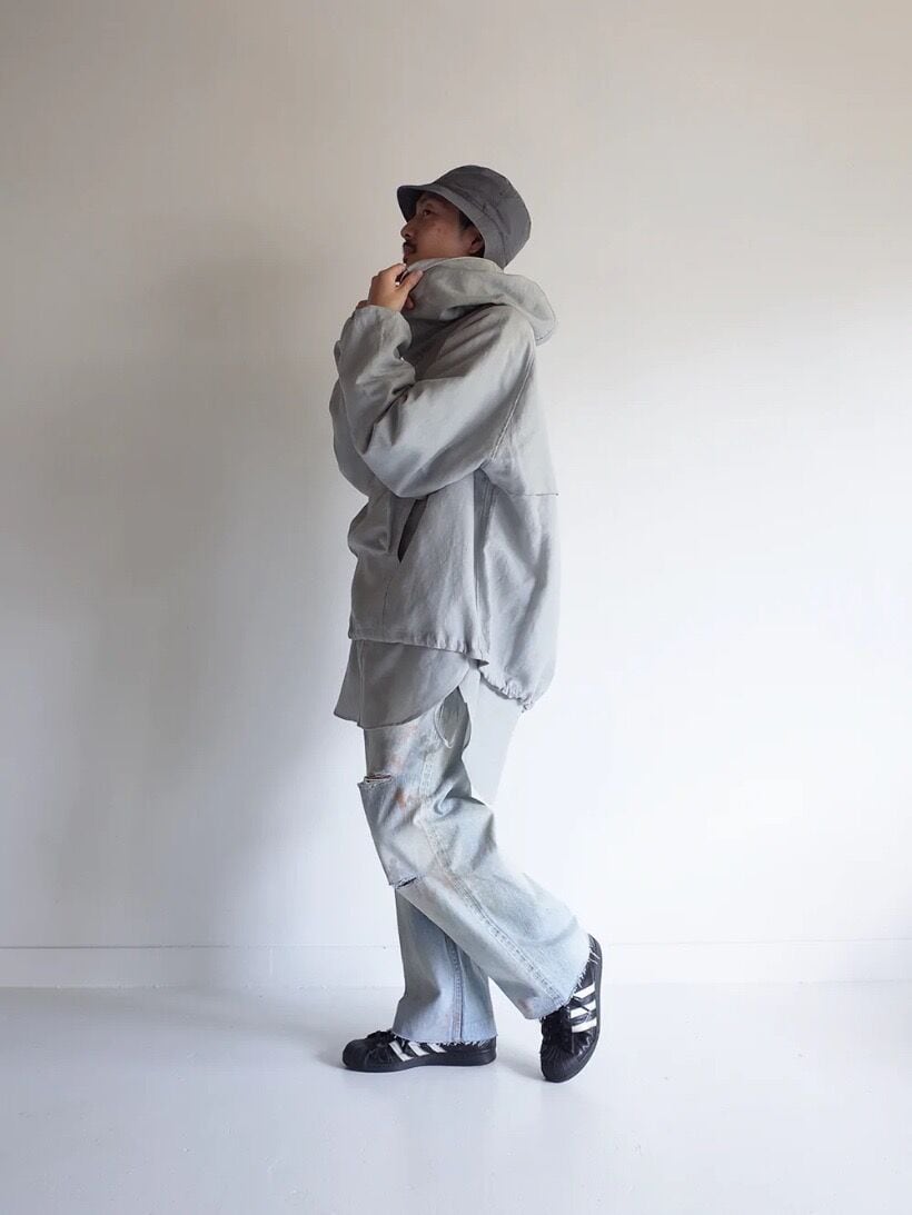 ANCELLM W/L PULL OVER SHIRT(BLUEGRAY) ANC-SH13 | IAAAM ONLINE STORE