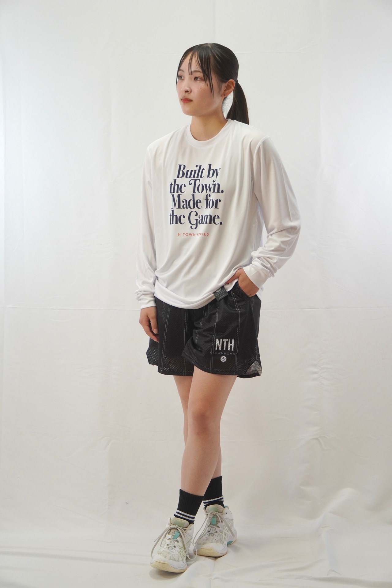 TOWN BUILT L/S TEE color White - 12