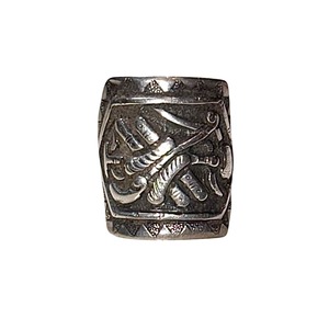 vintage silver engraved ring