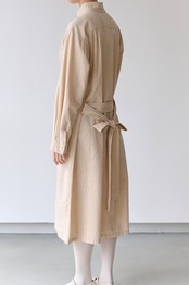 Vuokko geometric mini check belted shirt dress