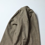 山内 / ウールシャギー・スタンドカラーシャツジャケット