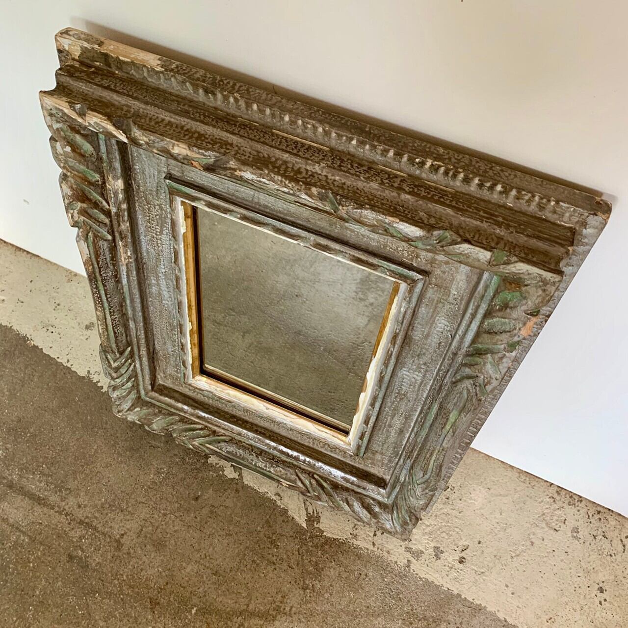 古道具　額縁 鏡 古い額 古道具 0513 | ju-gu