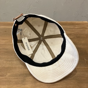 SELVEDGE DENIM CAP ECRU