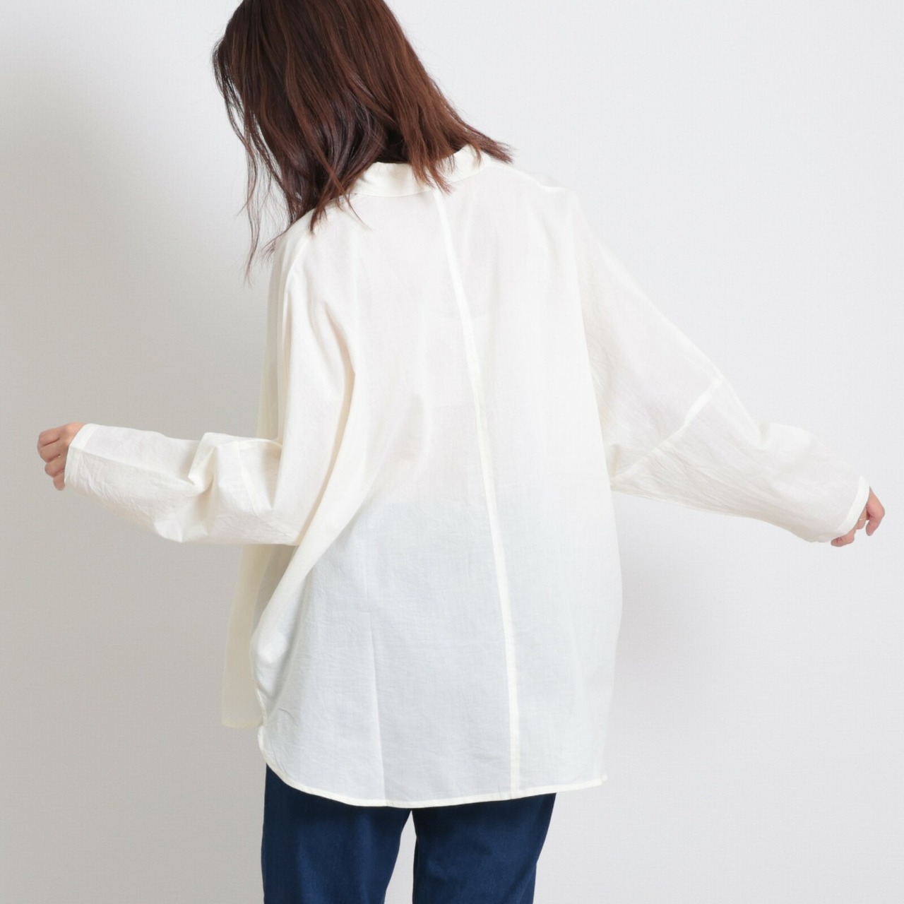 ドルマンスリーブシャツブラウス