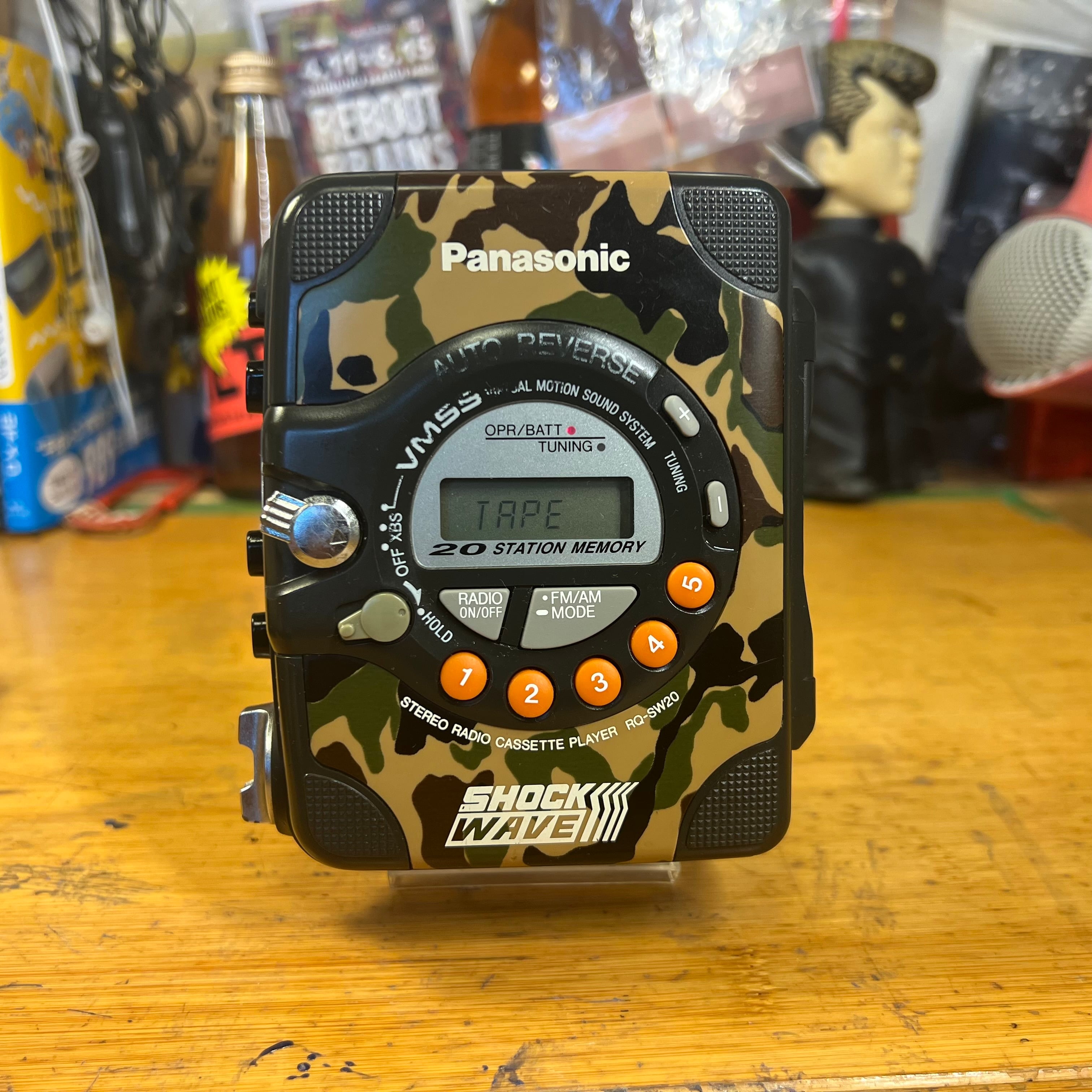 [完動品]パナソニック　ショックウェーブ　カセットプレーヤー RQ-SW20 PANASONIC RQ-SW20 Shockwave Cassette Player AM/FM *Only Radio