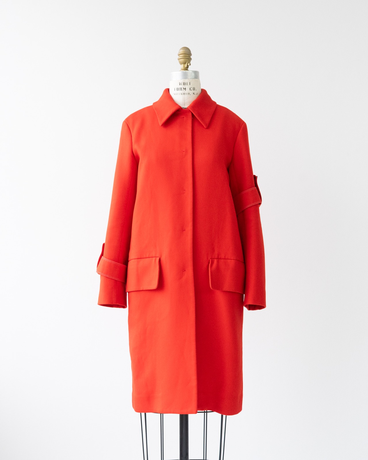 〈CÉLINE by phoebe philo〉Soutien collar coat