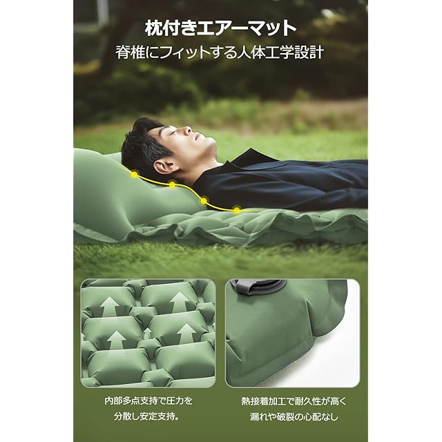 軽量 エアーマット と ポンプ ビックアグネス 登山 縦走 アウトドア 未使用品 軽量 エアーマット と ポンプ ビックアグネス 登山 縦走 アウトドア 未