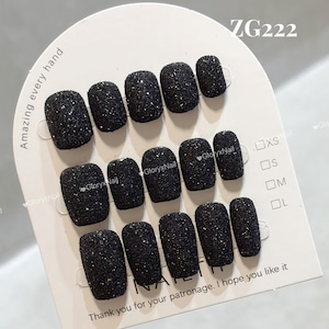 ZG222 ネイルチップ サイズXS/S/M/L 形変更可能ベリーショート/ショート/ショートオーバル/ミディアムスクエア