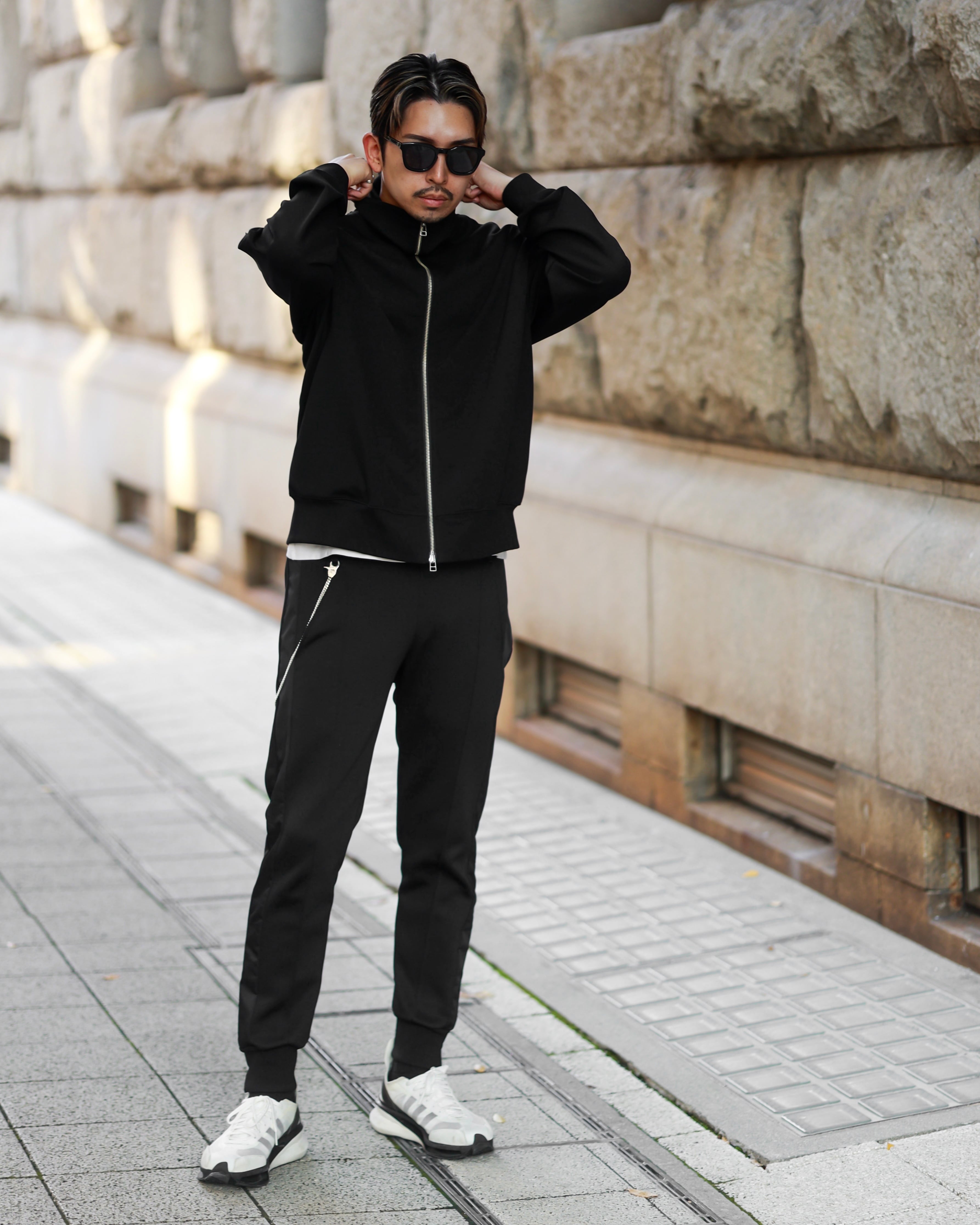KV578】Premium Minimal 4way Full-zip Driver's Jacket【即日発送
