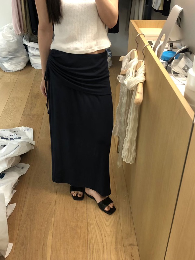 (予約) forest / Layerd long skirt 2color