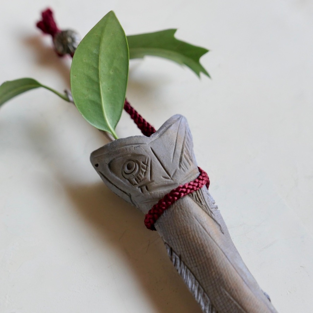 渡邊琢磨 ひいらぎいわし【柊鰯】備前焼