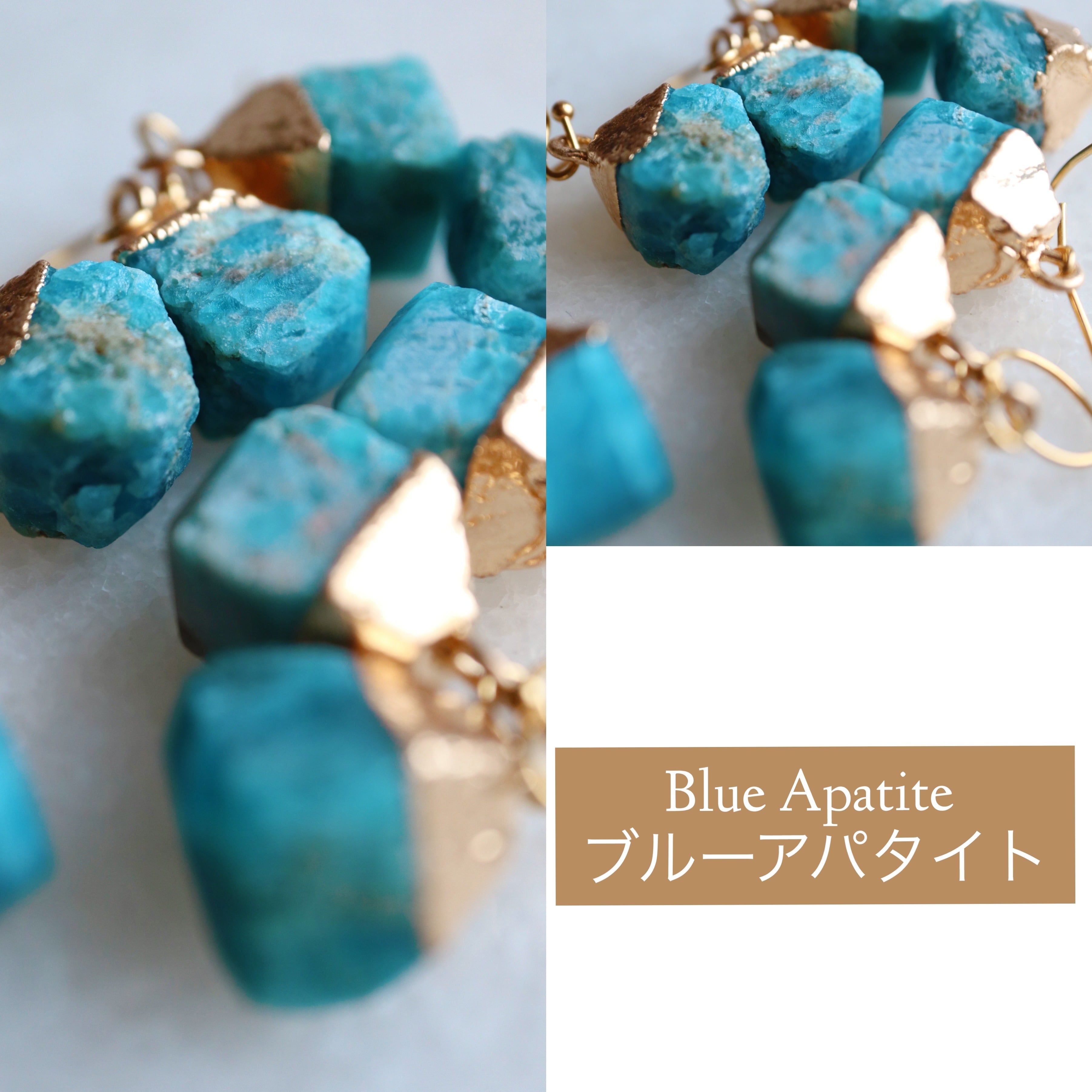Natural gemstone earring(天然石ピアス、イヤリング) | Manoalino  