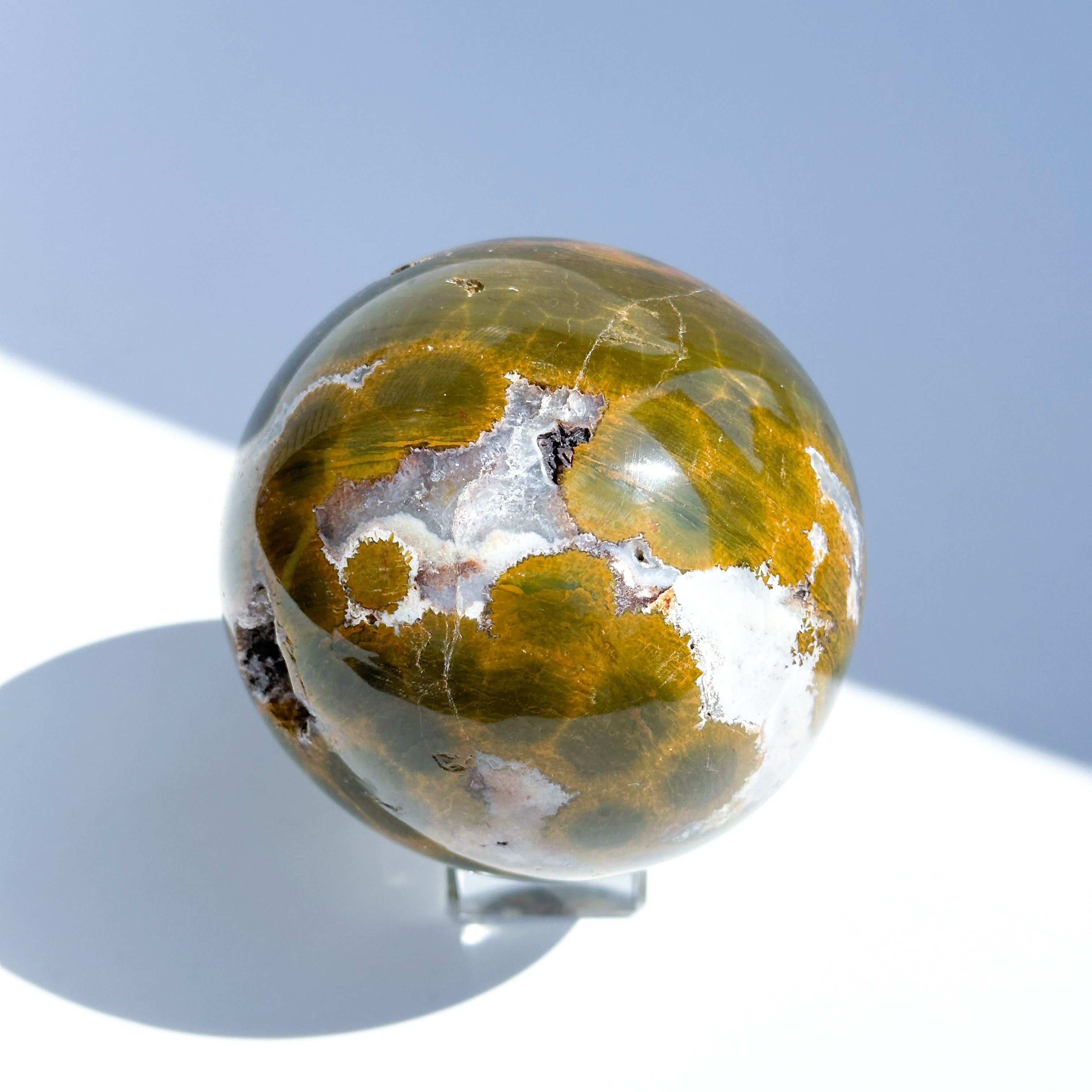 オーシャンジャスパー スフィア11◇Ocean Jasper◇天然石・鉱物