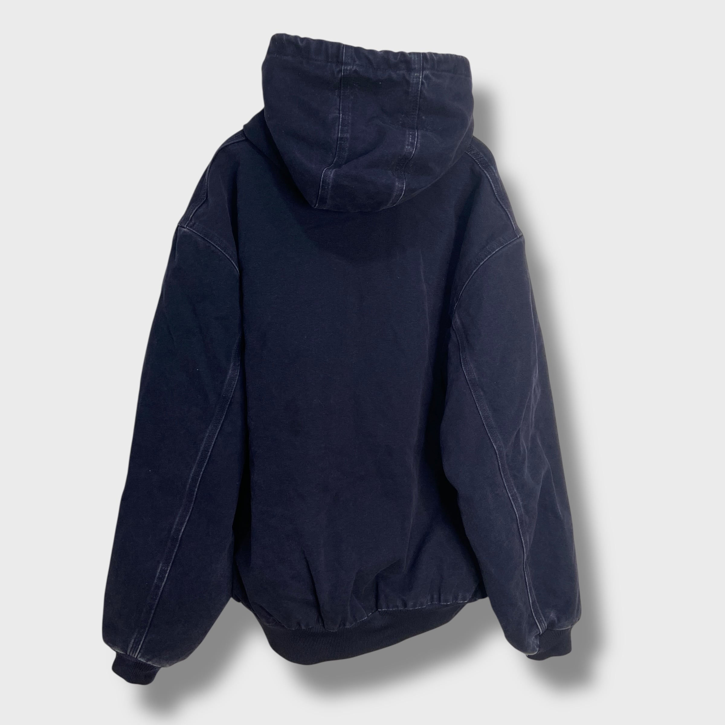 一匹狼様 カーハート【XL】00s アクティブジャケット ダック フェード 襤褸 00s Carhartt アクティブジャケット ベージュ ダックパーカー フェード