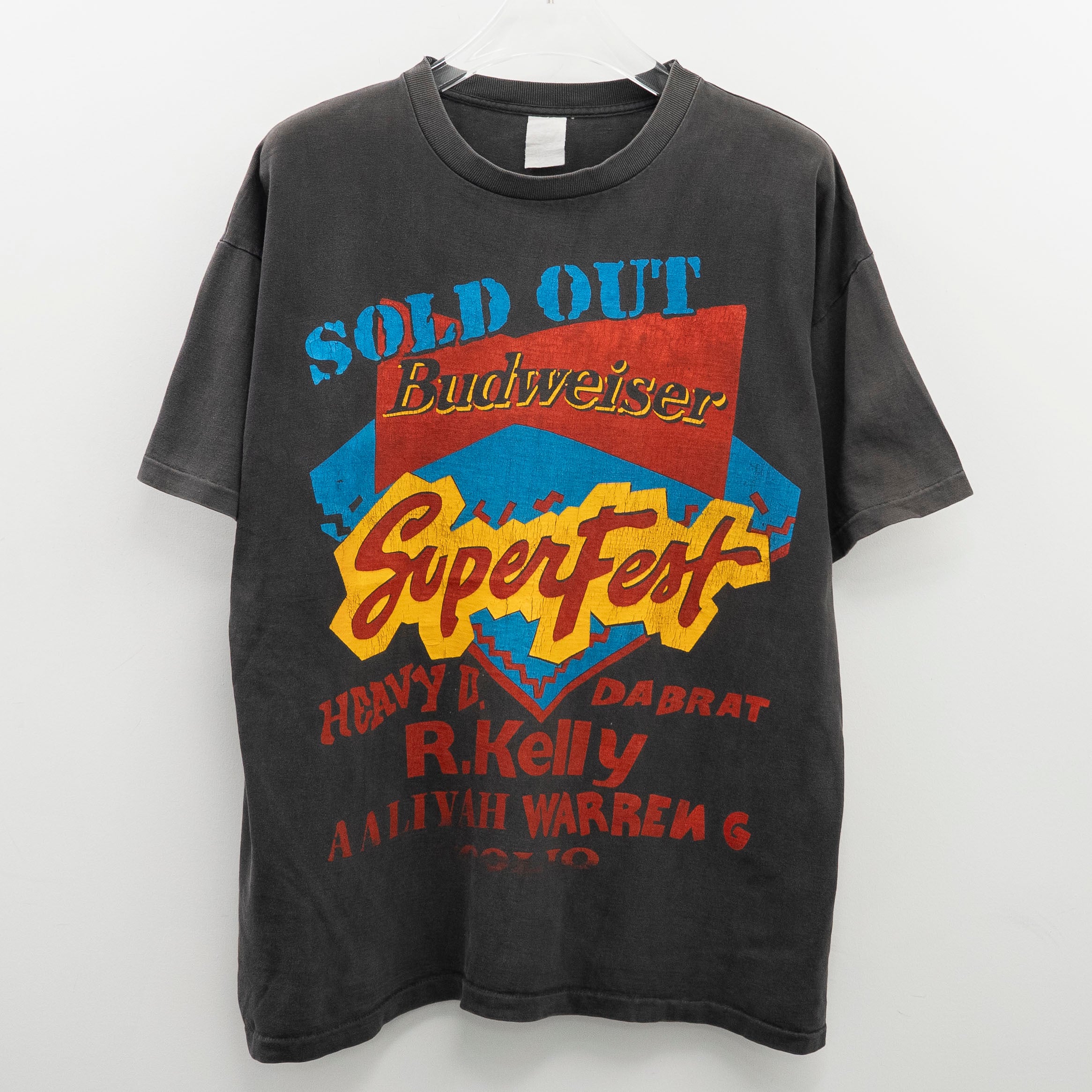Budweiser Superfest " 94' Bootleg " Fadedtag XL【A7-365】