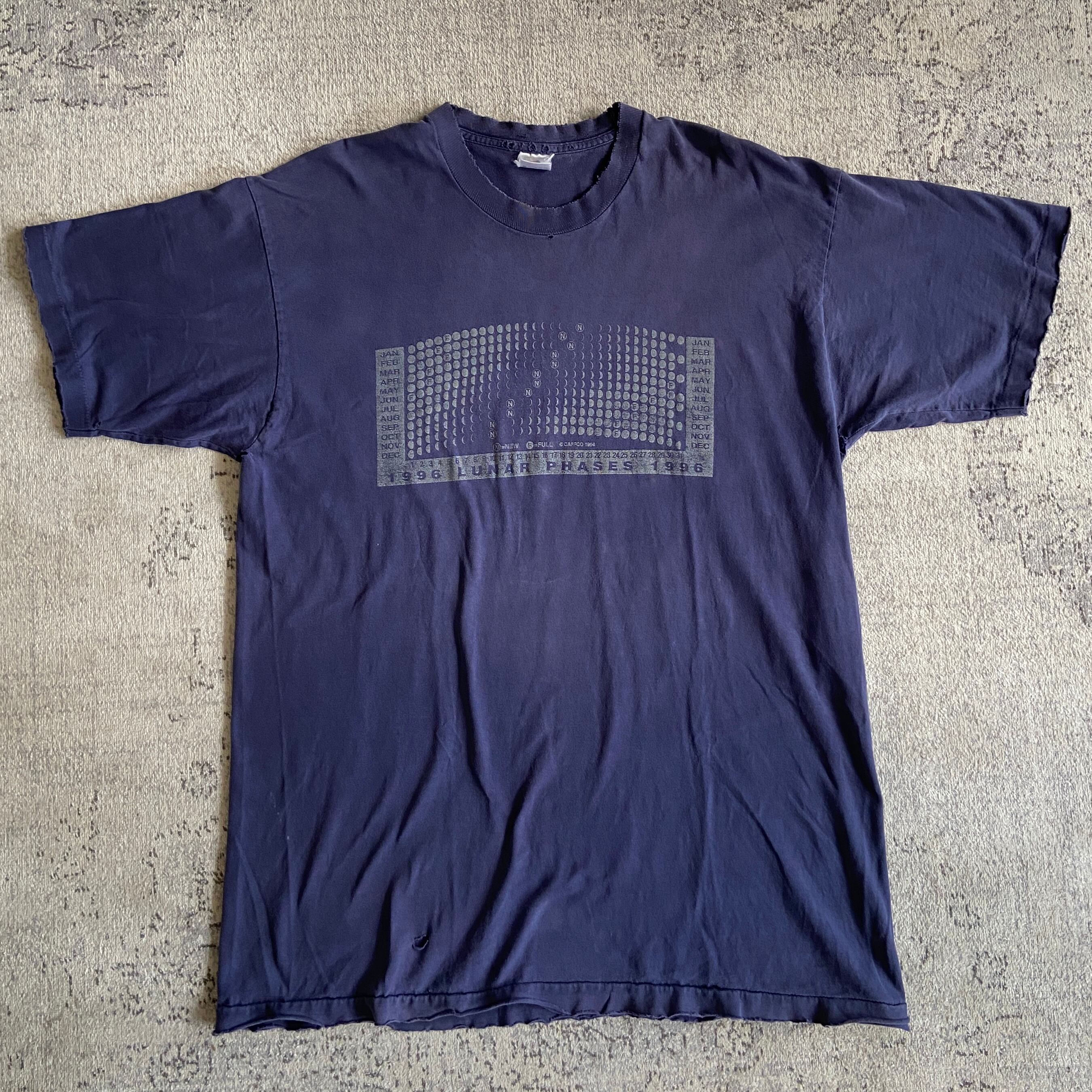 1990s Moon lunar phases Tee XL位 Made in USA F478