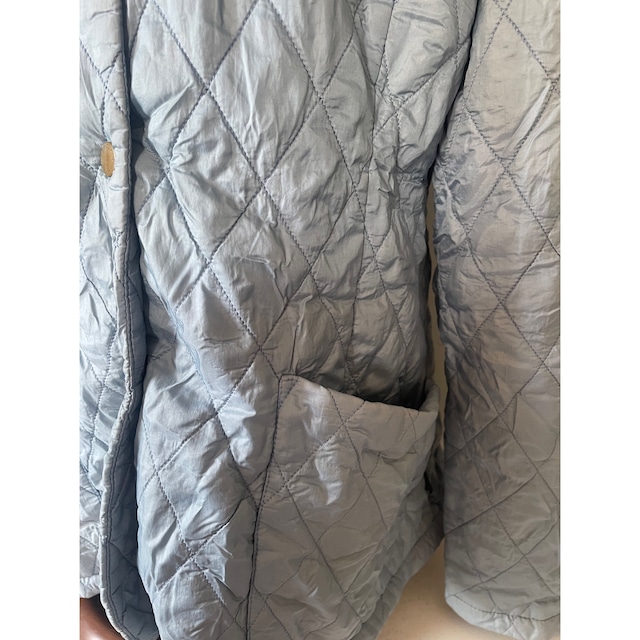 Barbour baby blue quilting coat