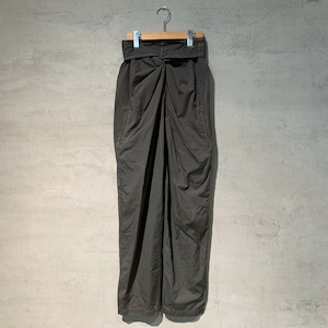 【COSMIC WONDER】Suvin cotton broadcloth wrapped pants/Dark sumi/18CW11114-3
