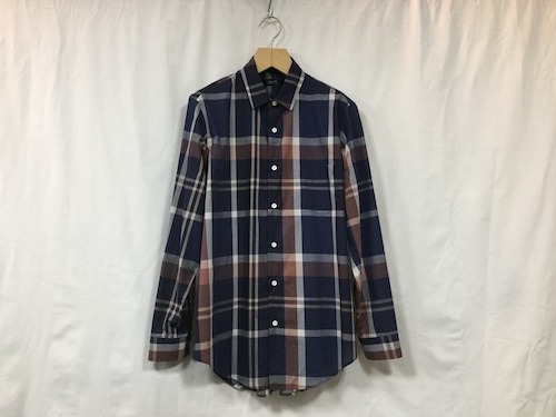 semoh”gather shirt check”