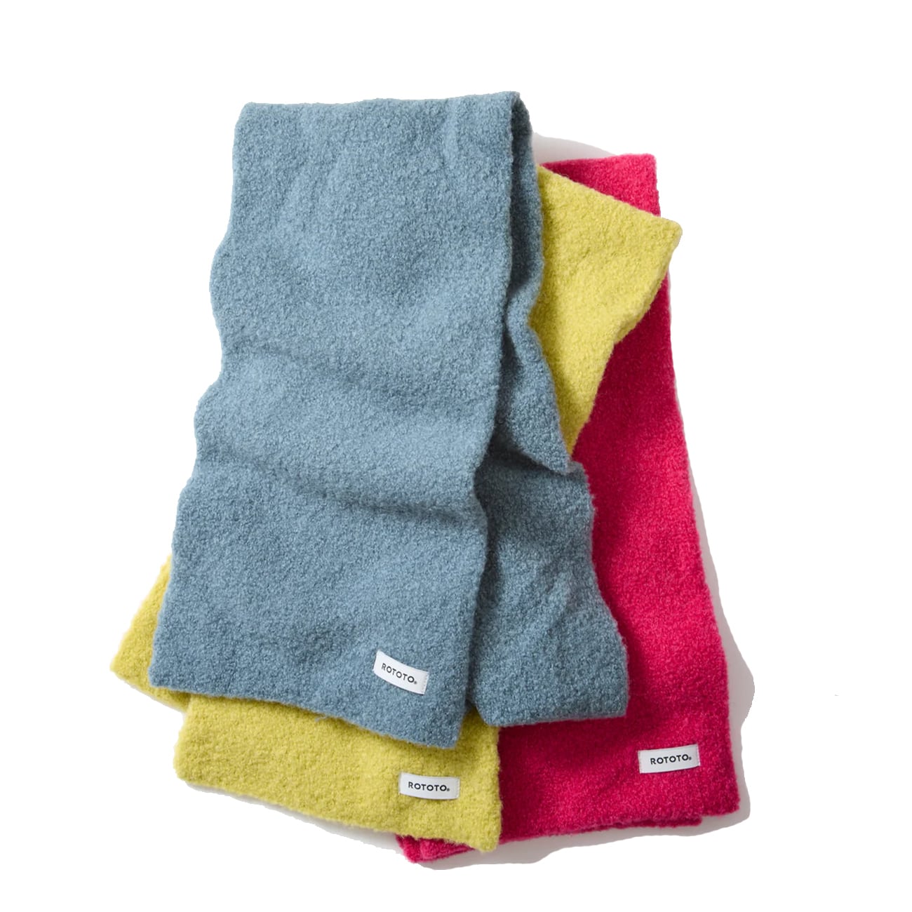 【DM便190円】ROTOTO ロトト ALPACA BOUCLE SHORT MUFFLER アルパカ ブークレ ショートマフラー R5152-252
