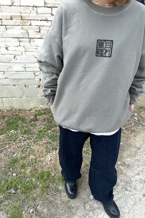 STAMP SWEAT   ARMY GREEN
