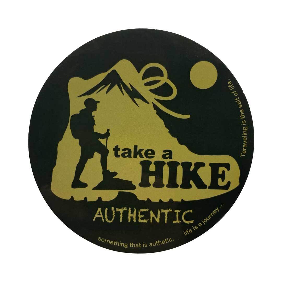 Take a HIKE」アウトドアステッカー | フォアサムギアーズ