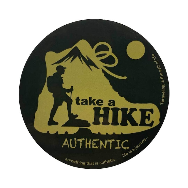 「Take a HIKE」アウトドアステッカー