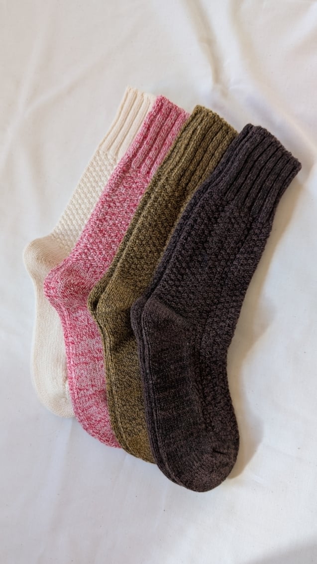 ウールコットンブーツソックス（NISHIGUCHI KUTSUSHITA）