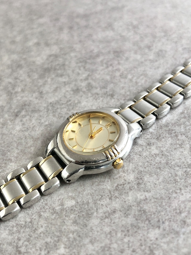 Yves Saint Laurent イヴ・サンローラン 腕時計 シルバー×ゴールド ステンレススチール 5930-F91474 TA クォーツ 8u2j4y