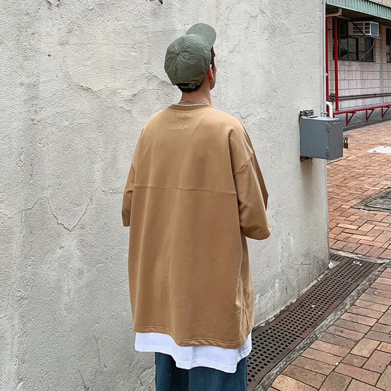 全3色 Tシャツ カットソー無地 カジュアル シンプル おしゃれ