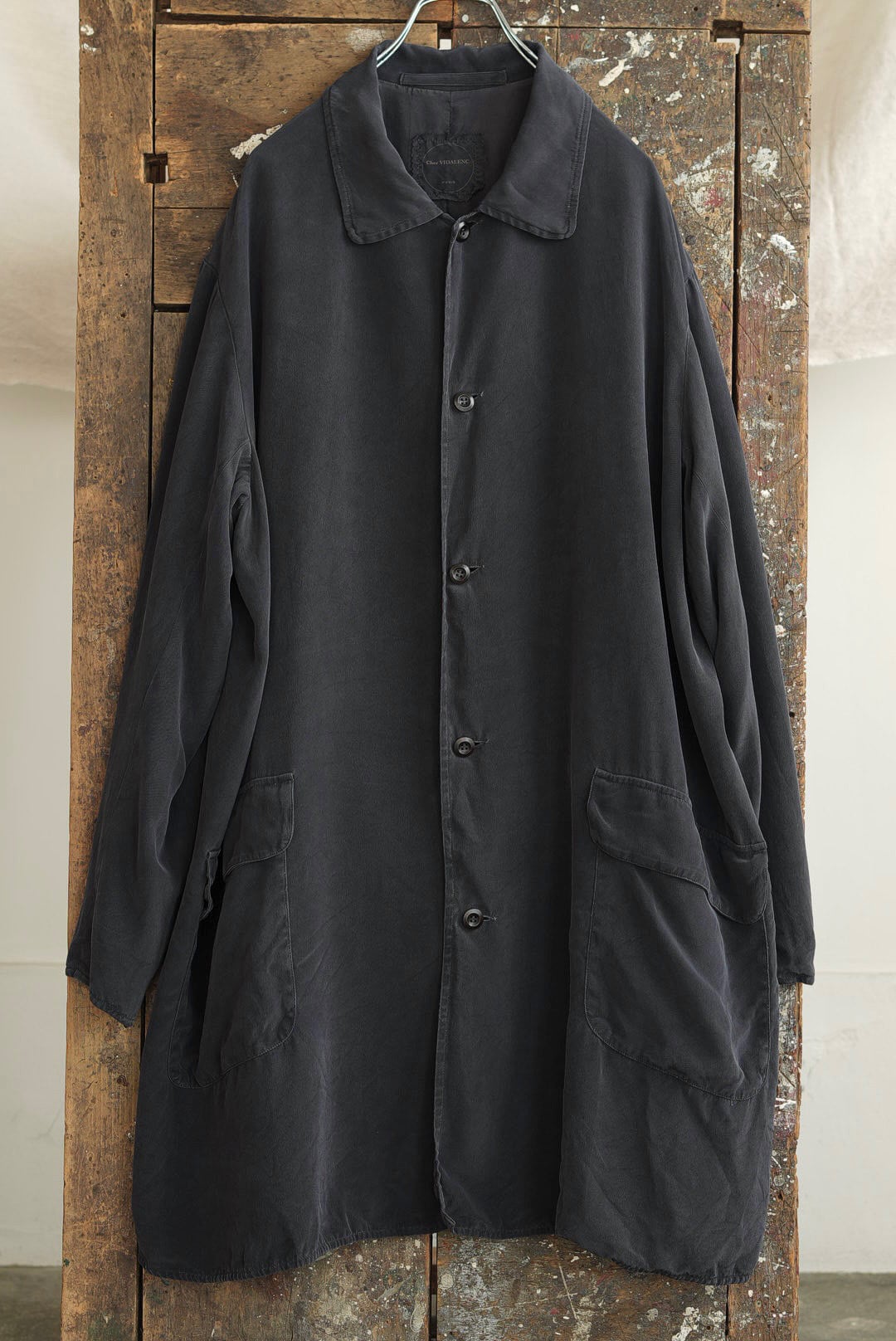 CHEZ VIDALENC - COAT MALBO (SILK)