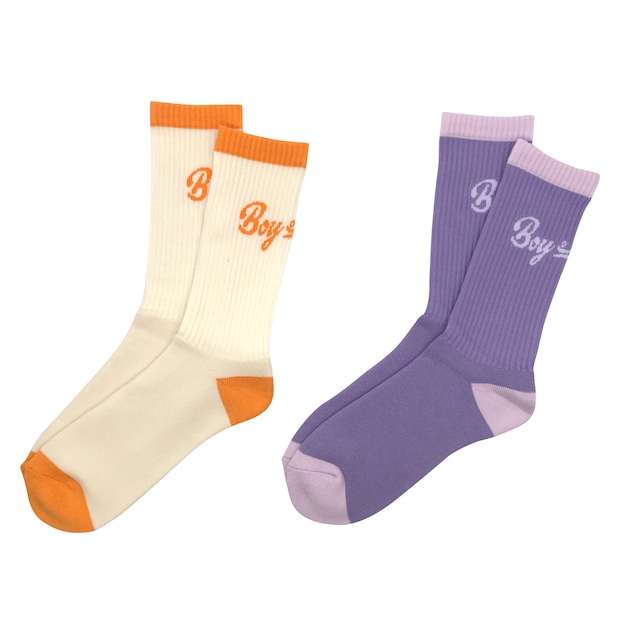 BOY≒GIRL LOGO SOCKS