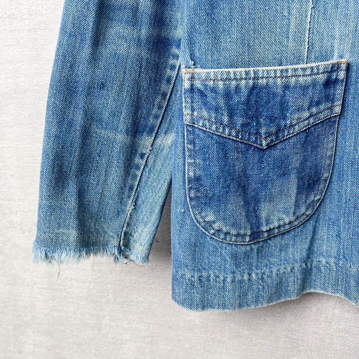 [VINTAGE] LEVIS BIG E DENIM JACKET WITH CONCHO　76066