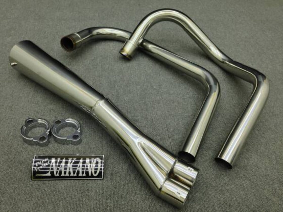 特別価格！CB400T ホーク2 CB250T ナカノ クロス メガホン管 
