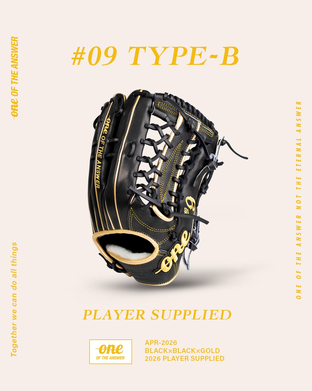 【PLAYER SUPPLIED 抽選販売数量限定】#09 TYPE-B(背面紐通し)