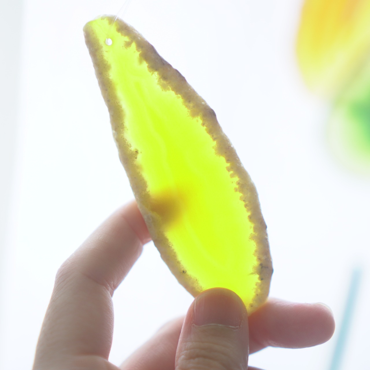 Tropical Fruits - アゲートヒーリングチャイム / Agate Sun Catcher Wind Chime 028