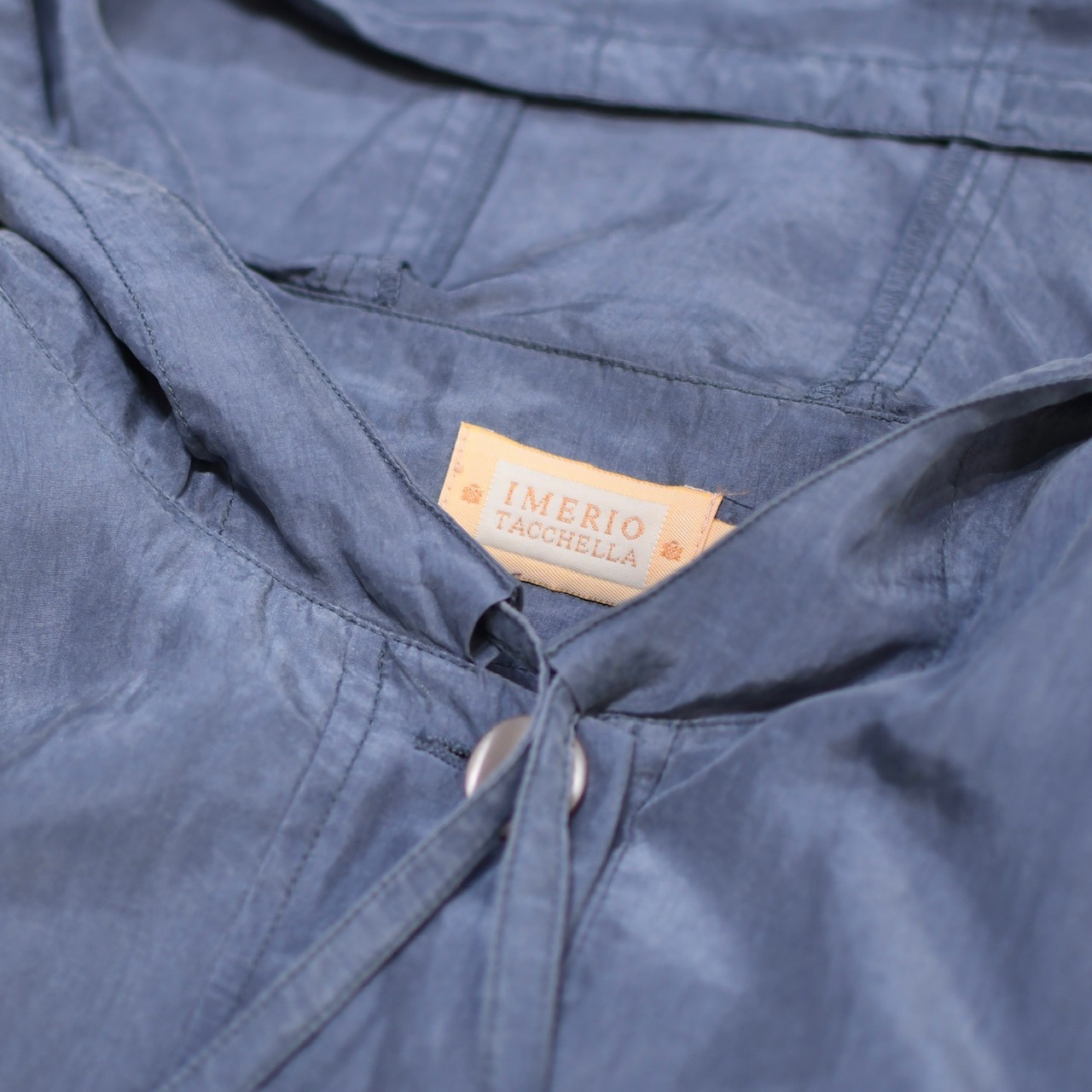 design silk hoodie gray