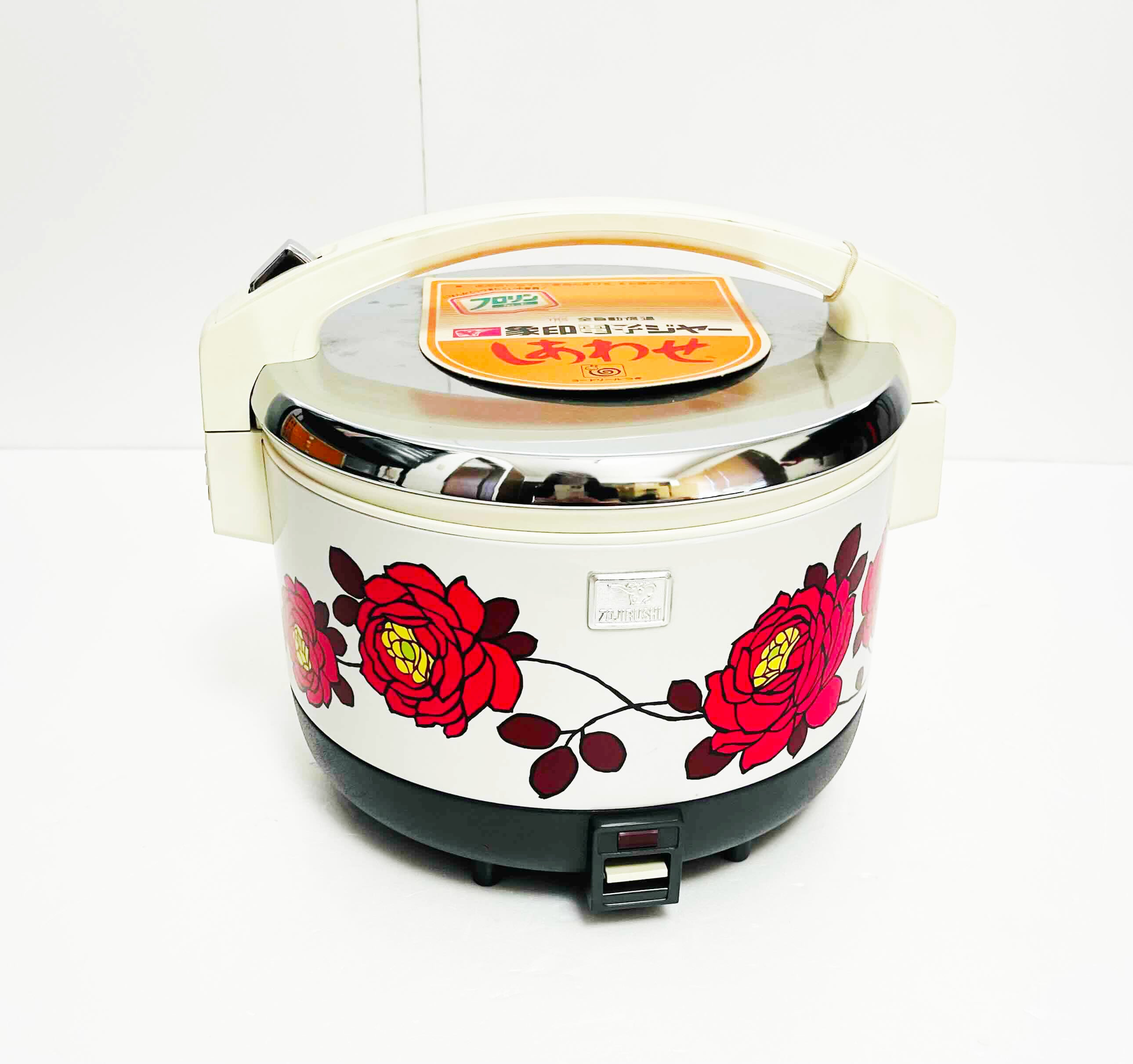 レトロ 保温ジャー 当時物 昭和レトロ 象印 電子ジャー 花柄 保温ジャー【D-SS1515】 | 六感堂