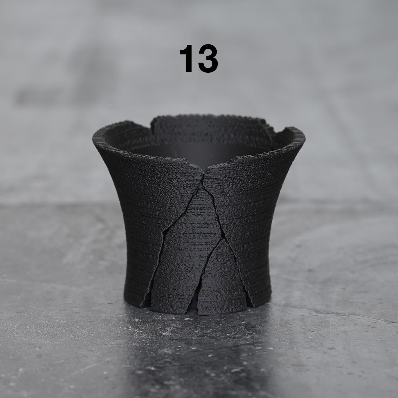 クラックスリット鉢 (13cm)