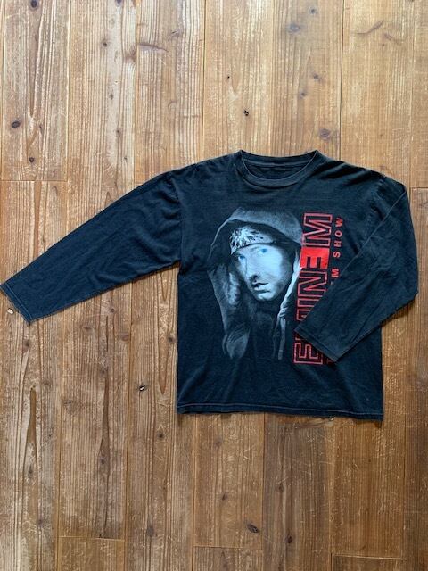00's EMINEM ''THE EMINEM SHOW'' 両面プリントロングTシャツ 00's EMINEM ''THE EMINEM SHOW'' 両面プリントロングTシャツ