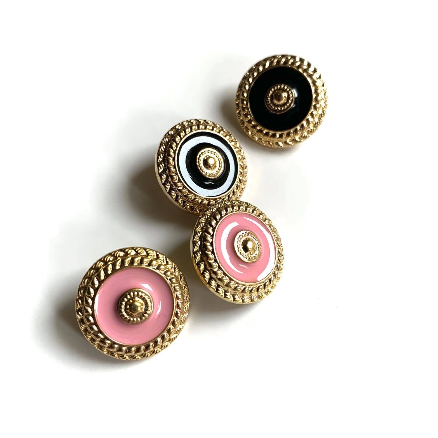 最終入荷〉60's 中央ゴールド点サークルカラーヴィンテージボタン