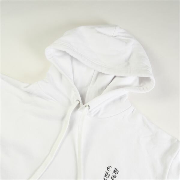Chrome Hearts ホワイト パーカー　Lサイズ CHROME HEARTS ホワイト パーカー