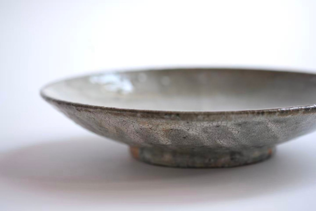 八田亨 Toru Hatta - 白掛7寸皿 White Make Up Plate