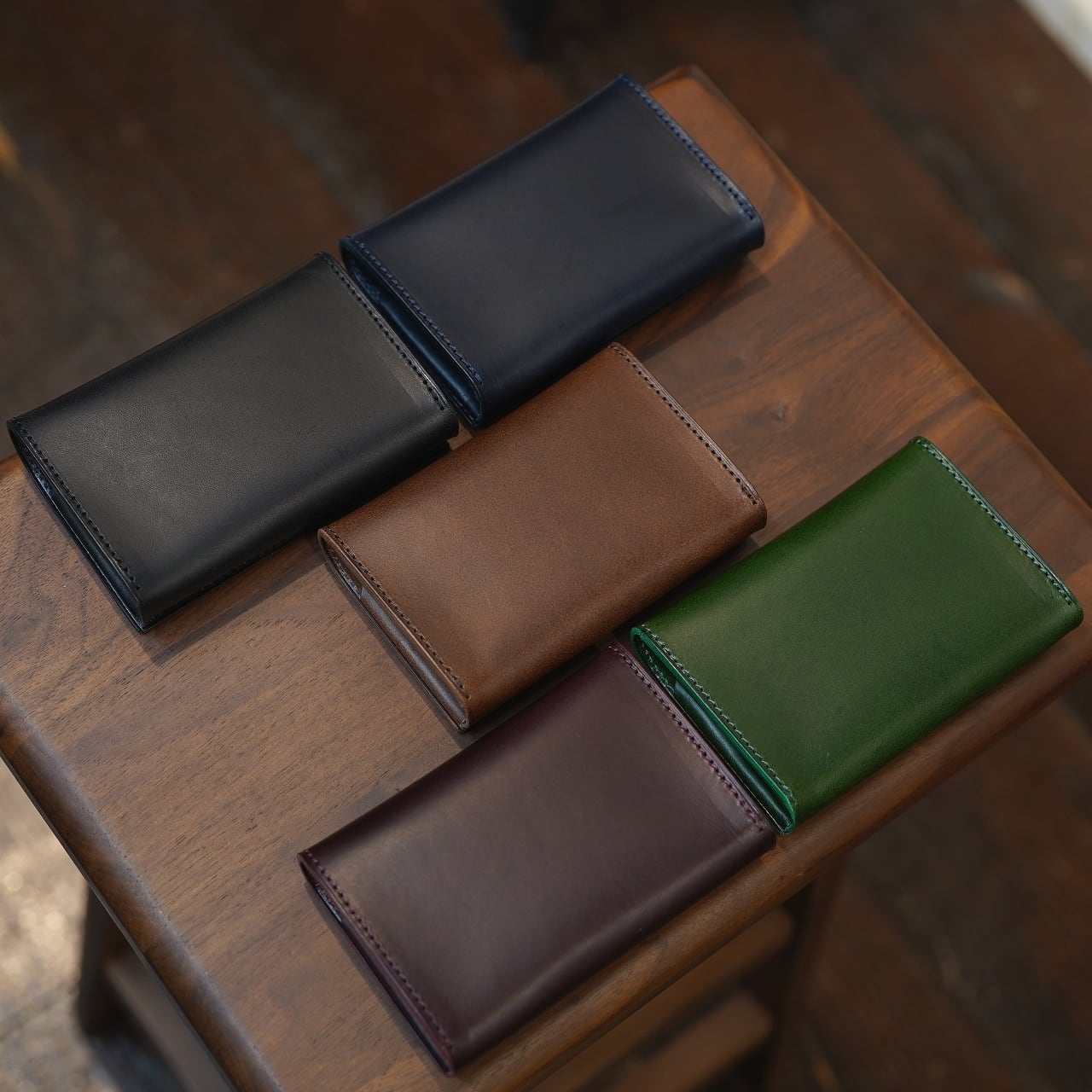 カンダミサコ 別注ホック付き名刺入れ・カードケース ブッテーロ