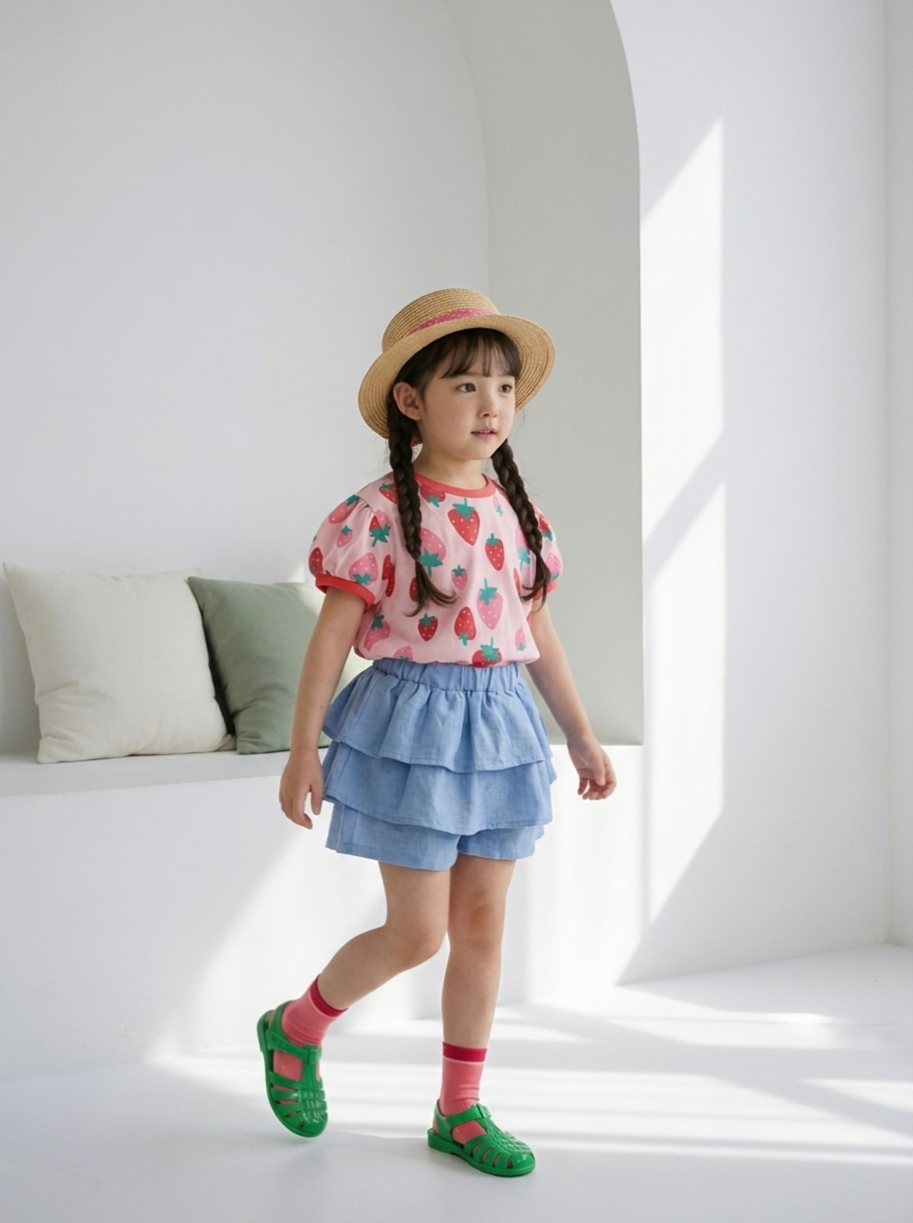 [Orangemom] King Strawberry Shirt (13/15) / [오렌지맘] 왕딸기티셔츠 (13/15)