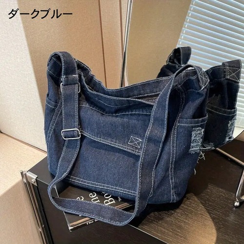 レディースバック ショルダーバック メッセンジャーバック カジュアル デニム デイリーバック 仕事カバン