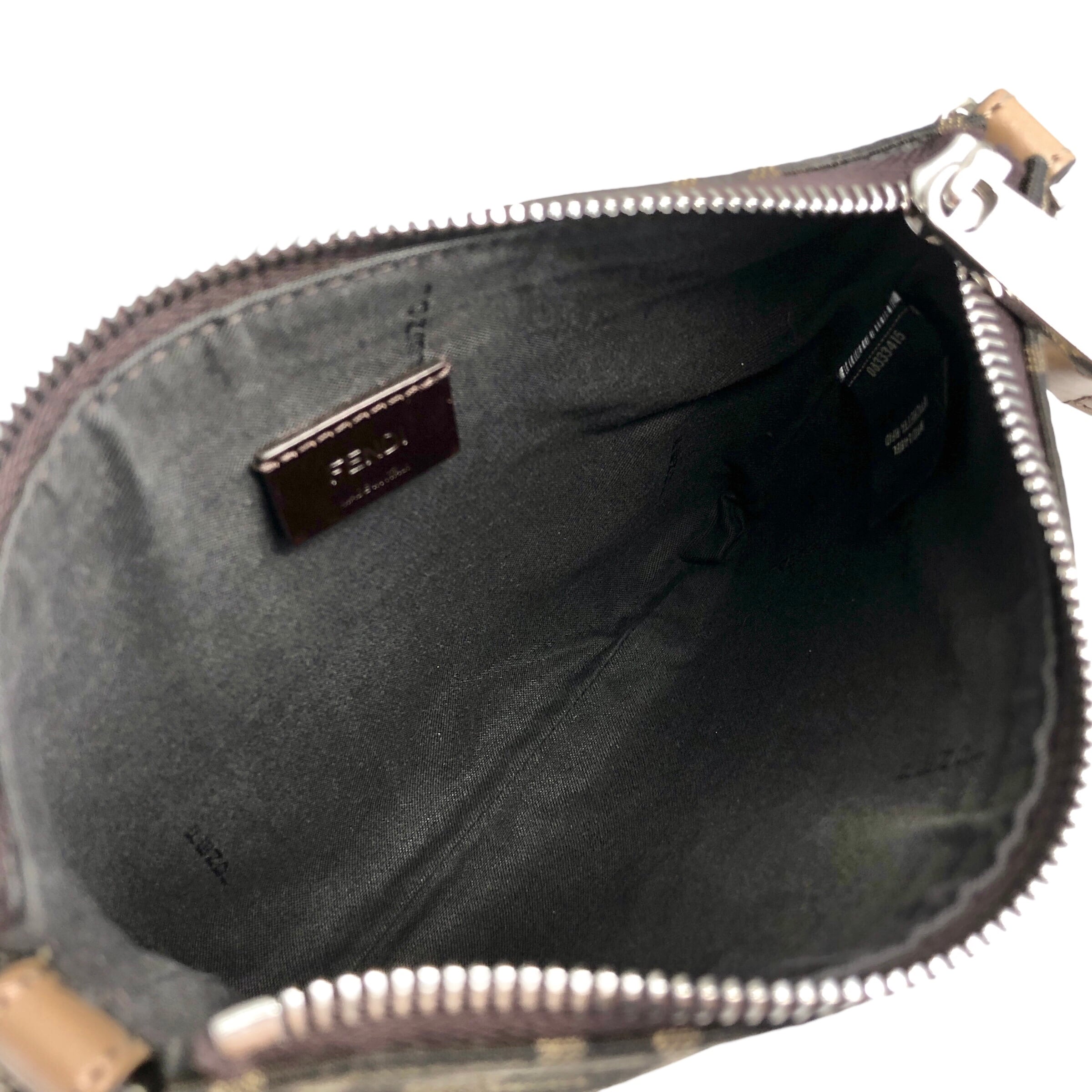 FENDI フェンディ ズッカ  ショルダーバッグ ブラウン  ジャガード ミニバッグ z7gs5g FENDI フェンディ ズッカ ショルダーバッグ ブラウン ジャガード ミニ