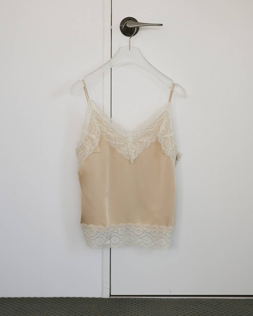 anuke 】Satin Lace Camisole | valance 福井｜レディース セレクト